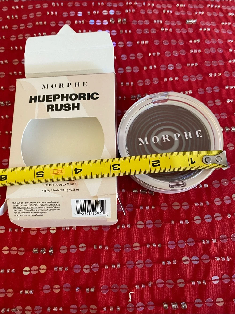 Morphe Huephoric Rush 3 in 1 Silk Blush In Touched New in Box NotReturnable